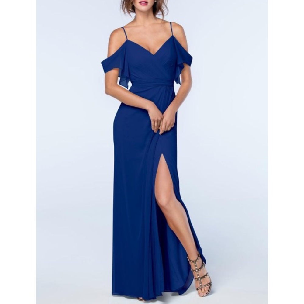 Waters Cobalt Chiffon Aldridge 2511 Dress